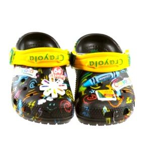 Crocs x Crayola Classic Clog for toddlers/baby size C4. Like news. No box